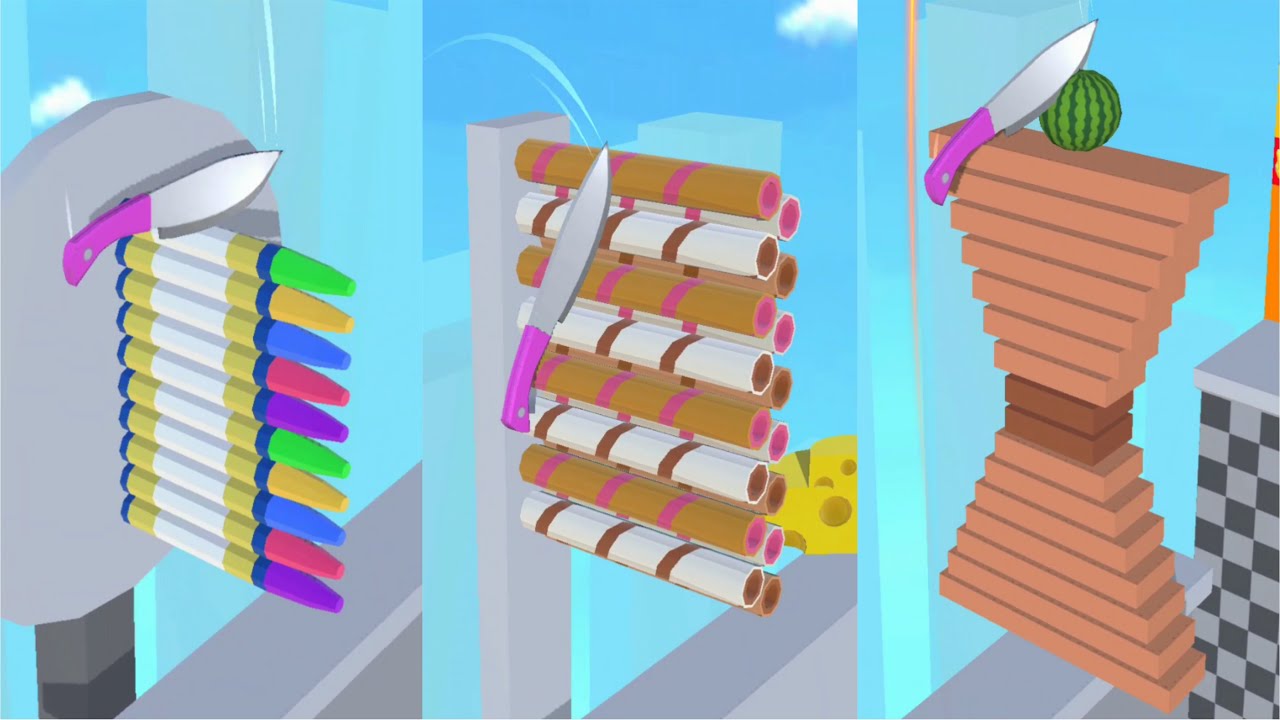 Almost Cut! Very Satisfying And Relaxing ASMR Slicing Game