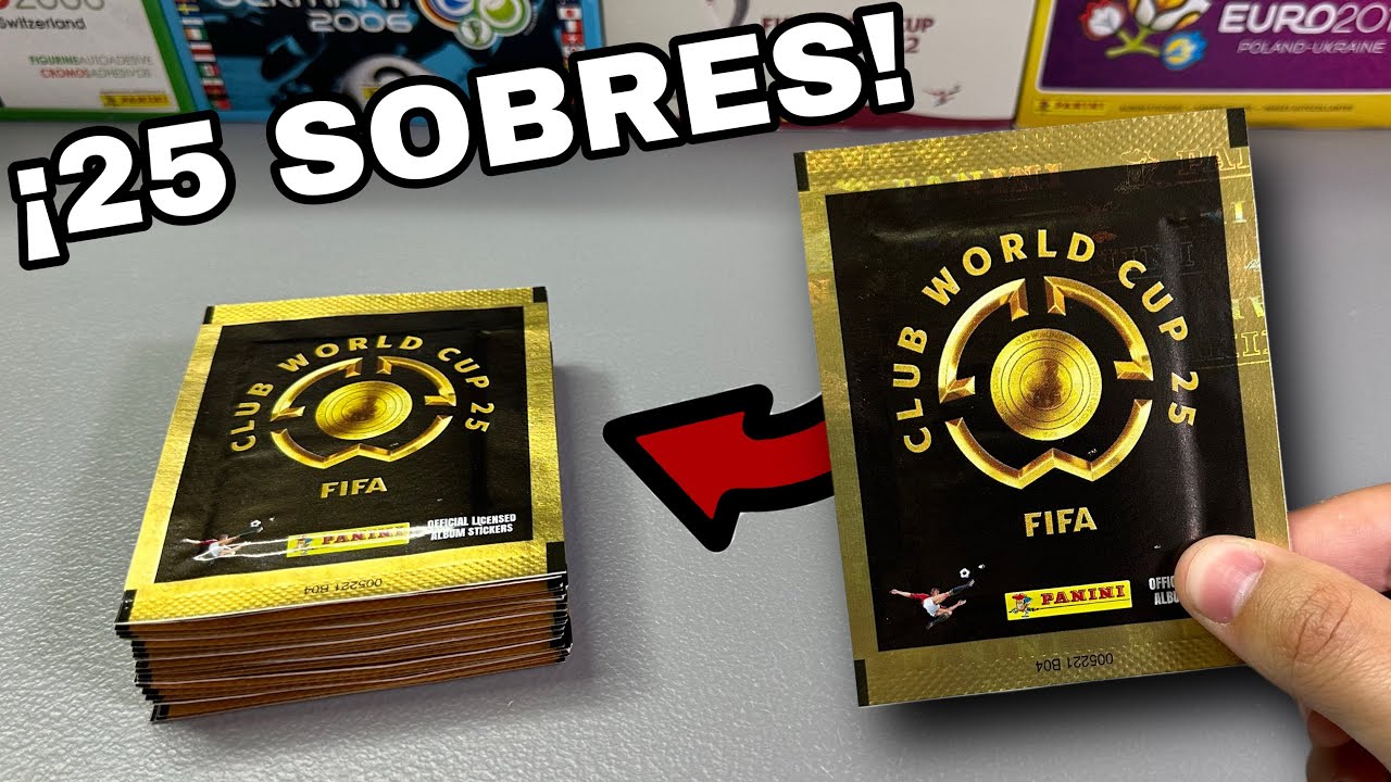 *ABRIMOS 25 SOBRES* DEL NUEVO ÁLBUM DEL MUNDIAL DE CLUBES 2025
