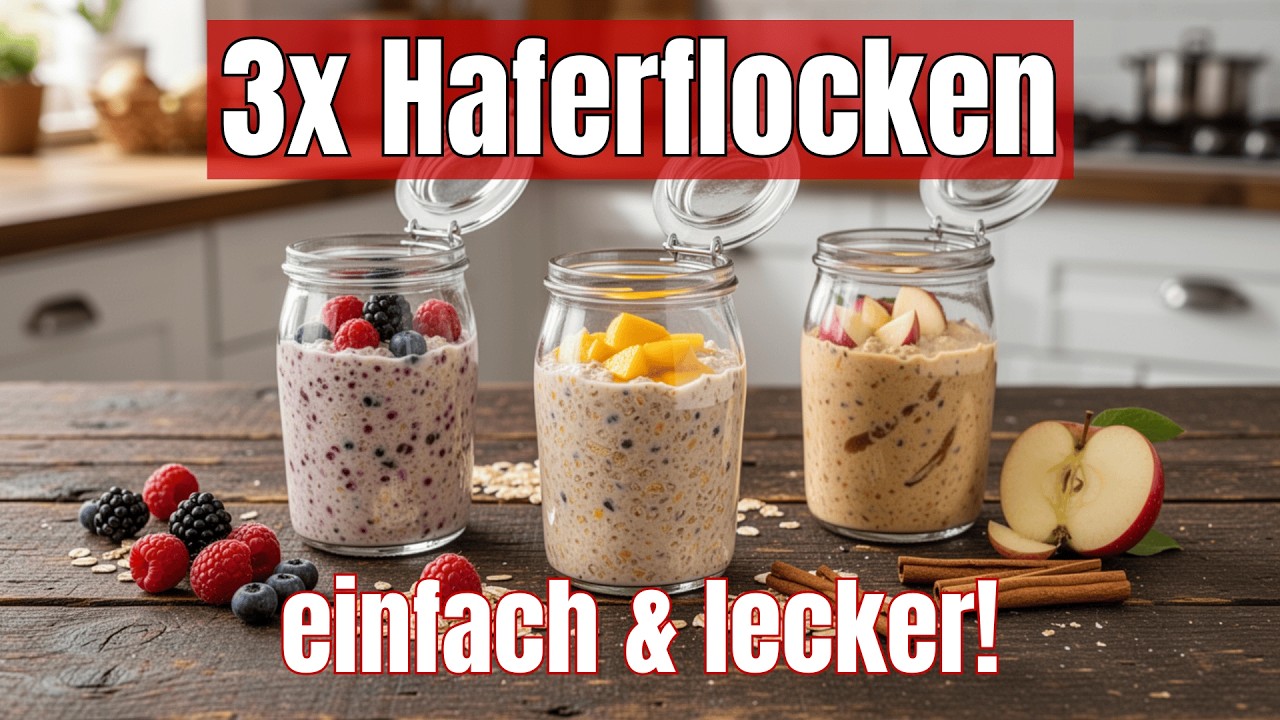 3 Haferflocken Ideen, die dein Frühstück einfacher und gesünder machen