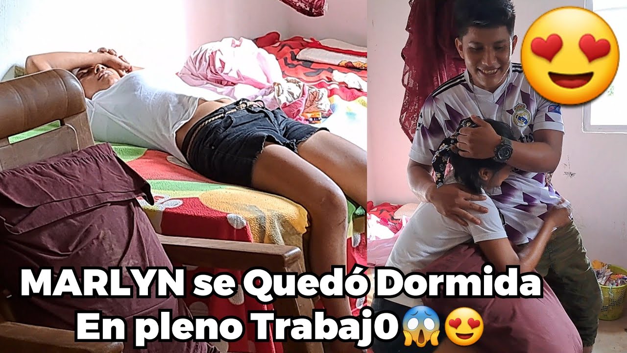MARLYN se quedó Dormida En pleno Trabajo😱 ISA quizó despertarla con Un Beso😘😍 pero ya no se animó😱