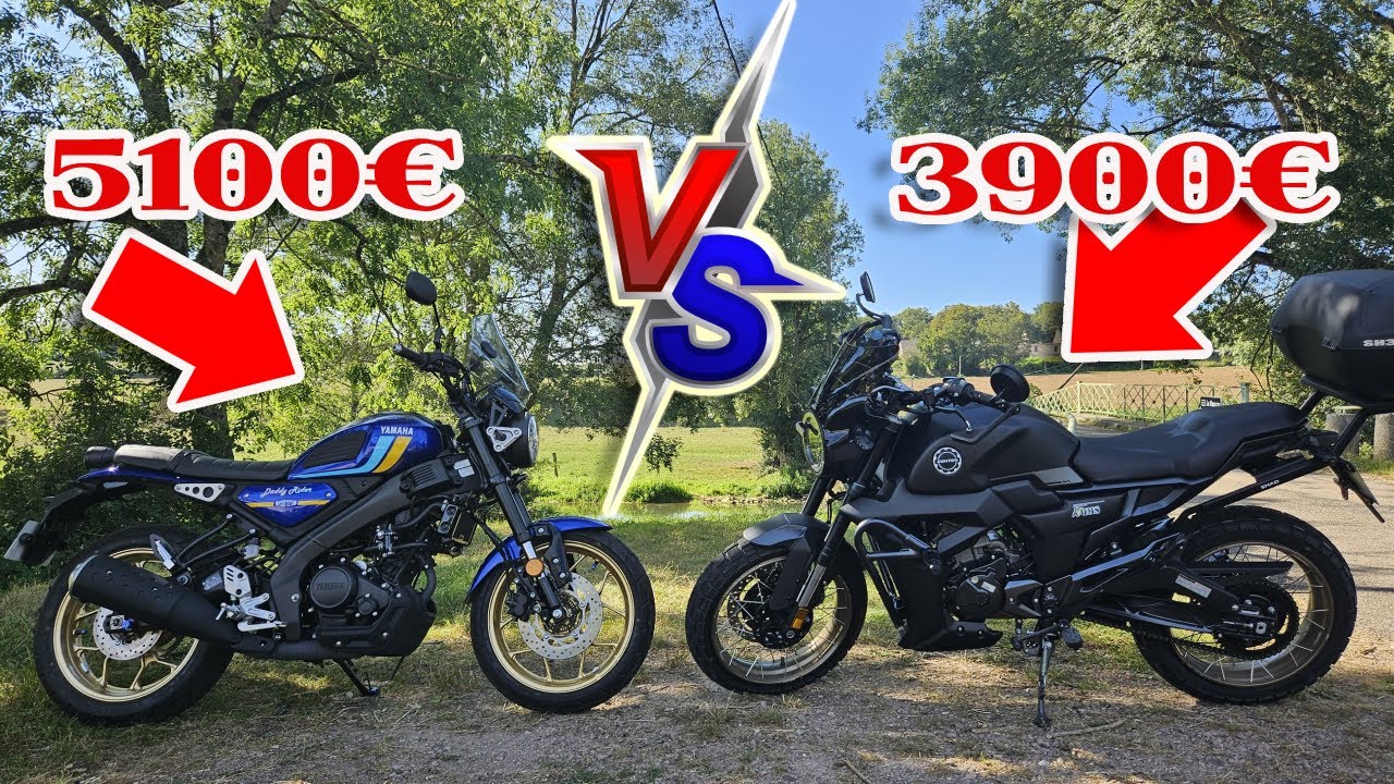 YAMAHA XSR 125 2023 VS ZONTES SCRAMBLER X 2024
