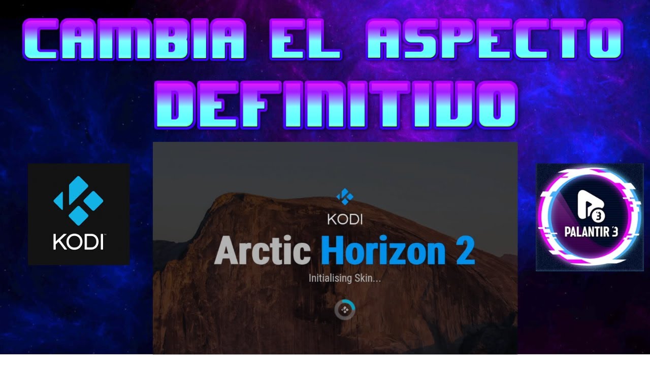 Kodi con Skin Arctic Horizon 2