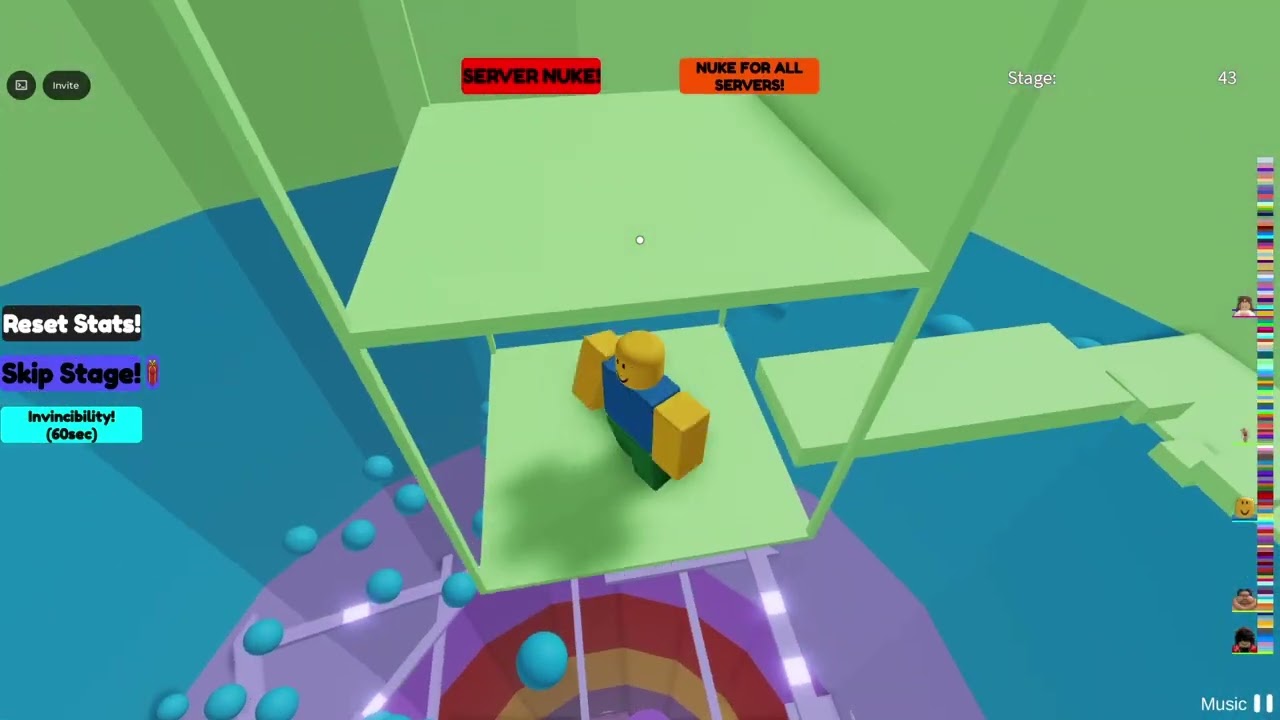 Getting to Stage 50 in Tower of Hell (Xbox Series X)