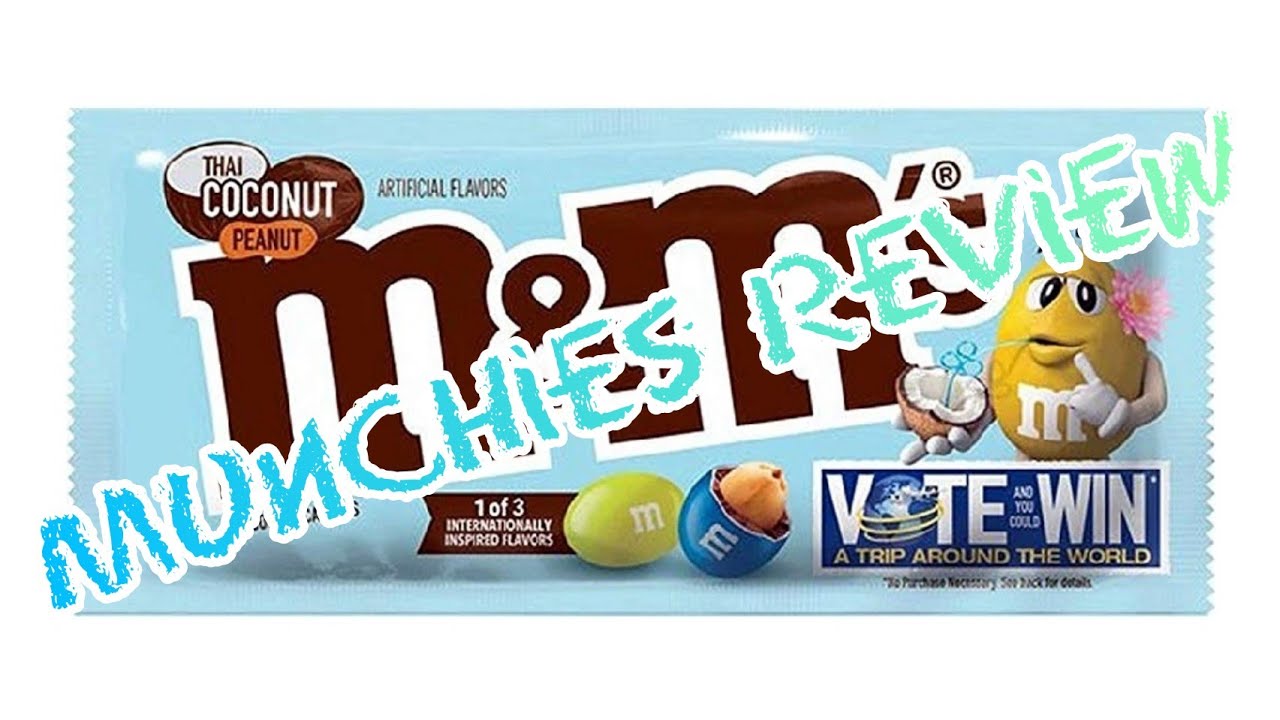 Thai Coconut Peanut M&M's - Muncies Review