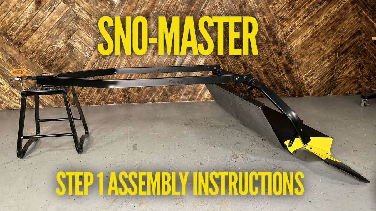 Инструкция по сборке снегоуборочной машины SNO-MASTER Standard 2024 года.