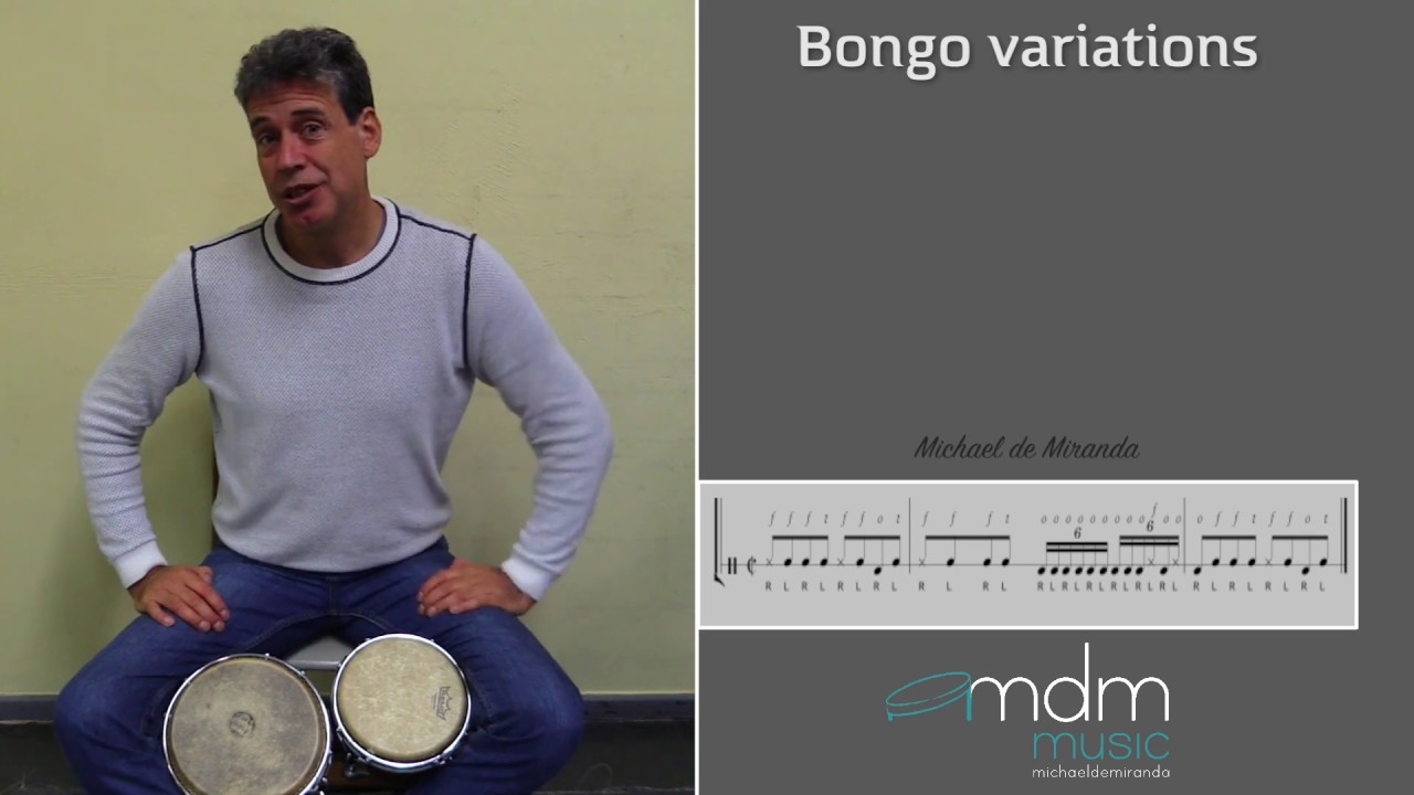 Bongo variations Tutorial by Michael de Miranda