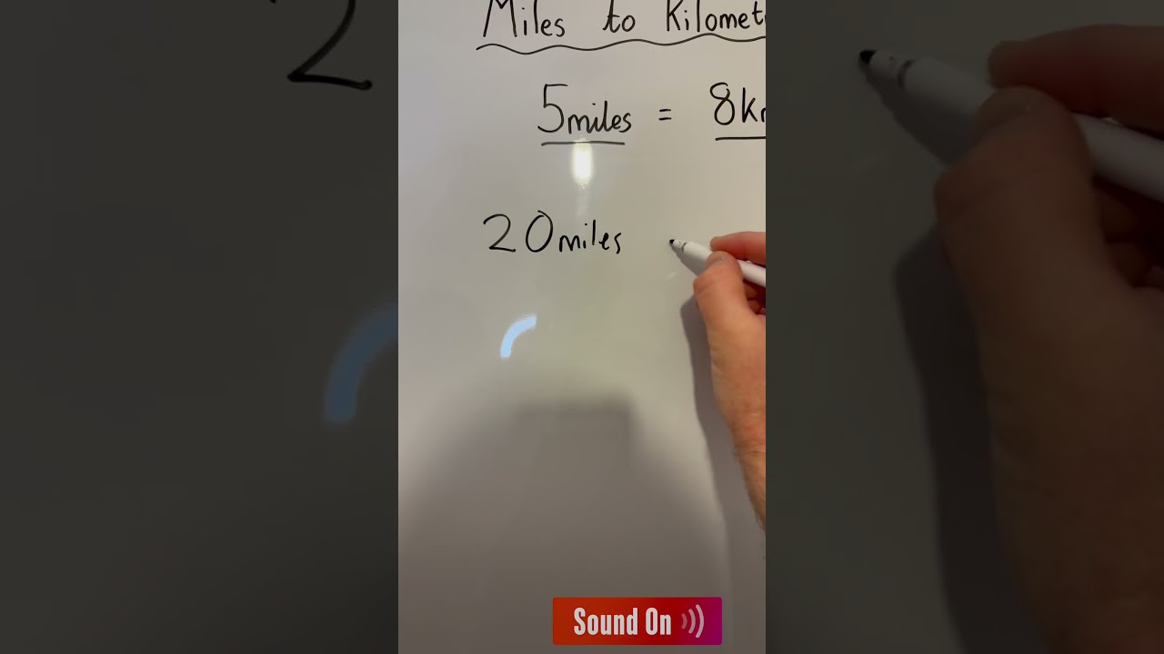 Szybko i łatwo przeliczaj mile na kilometry! #nauczyciel #nauczyciele #nauczycielmatematyki