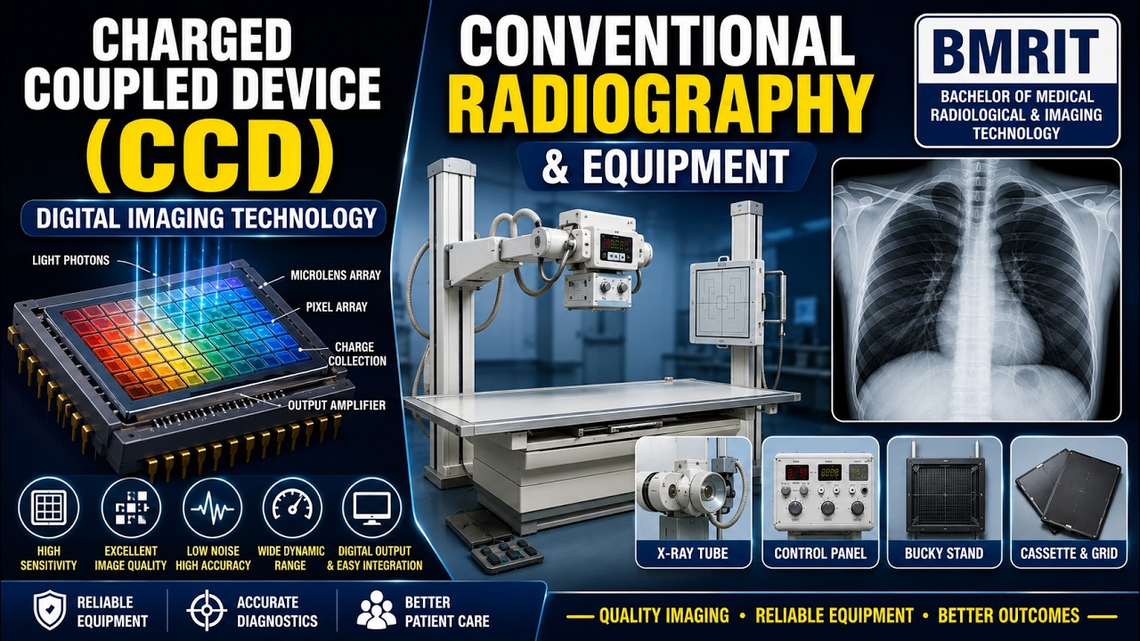 Charged Coupled Device (CCD) | Conventional Radiography & Equipment | BMRIT 🔥