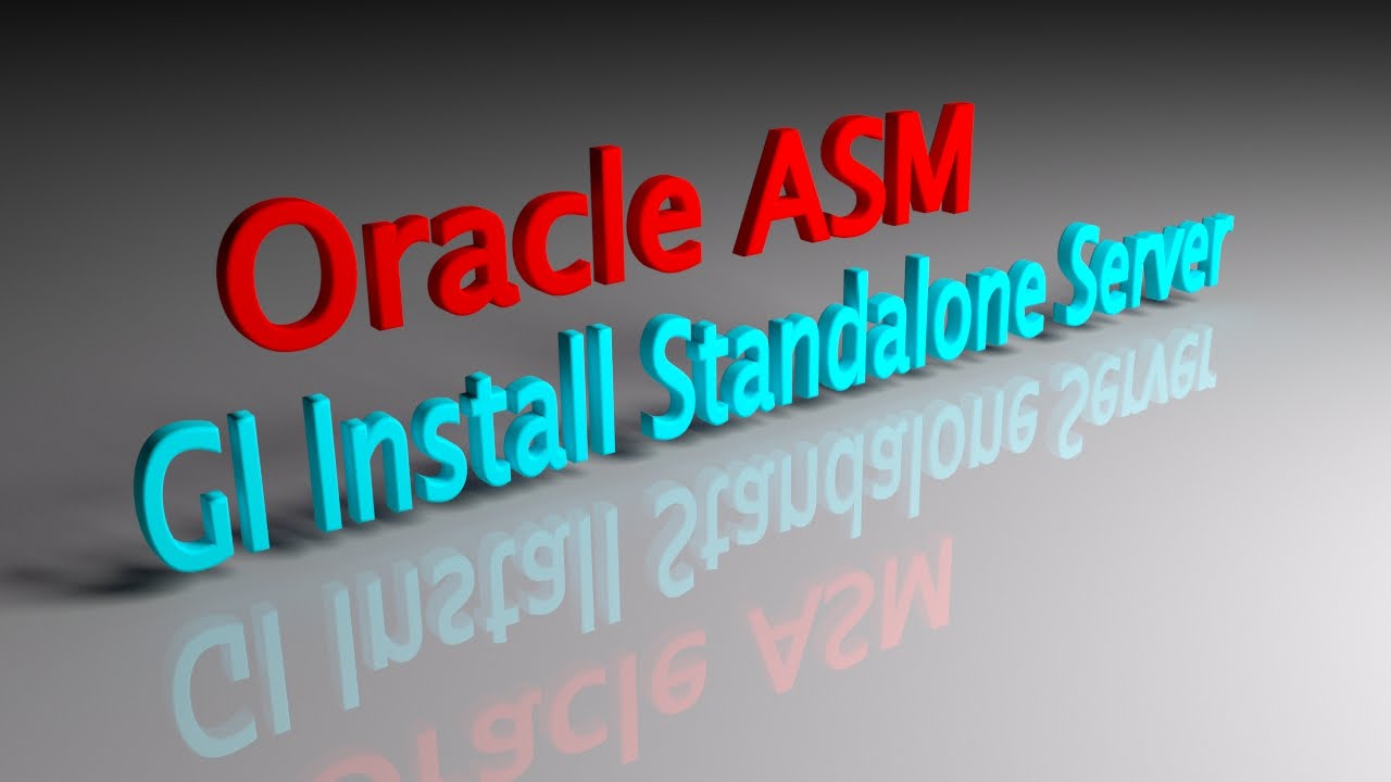 Oracle 12c R1 ASM GI Install Standalone Server
