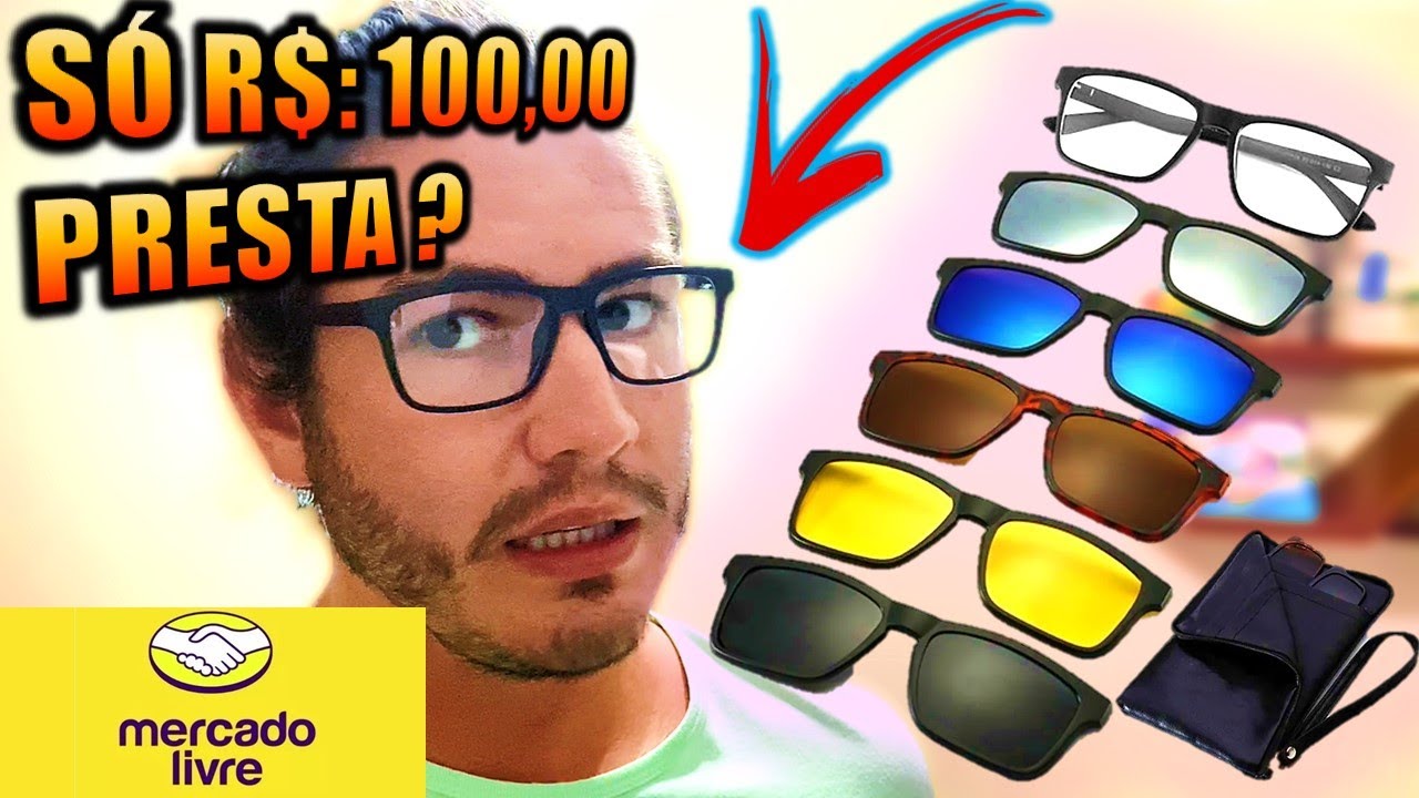 Comprei um OCULOS DE 100 REAIS no Mercado Livre, Presta ? É bom ?