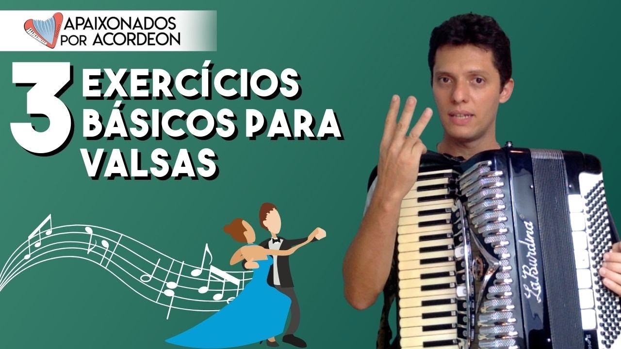 3 EXERCÍCIOS BÁSICOS PARA VALSAS | #auladeacordeon #auladesanfona