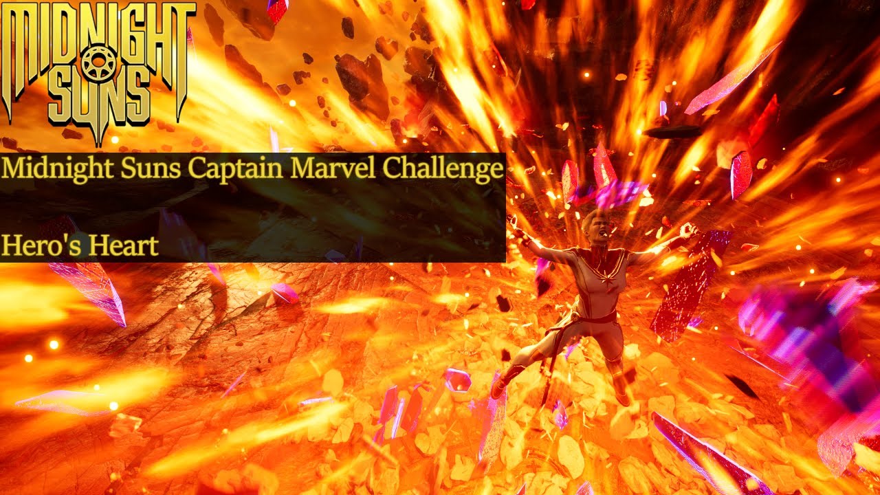 Midnight Suns Captain Marvel Challenge Guide - Hero's Heart