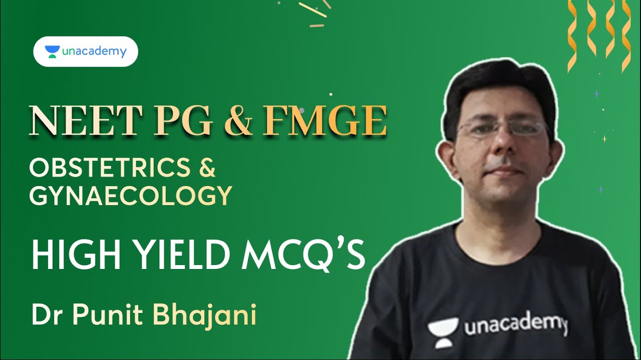 High Yield MCQs from OBGY | NEET PG & FMGE | Dr Punit Bhojani