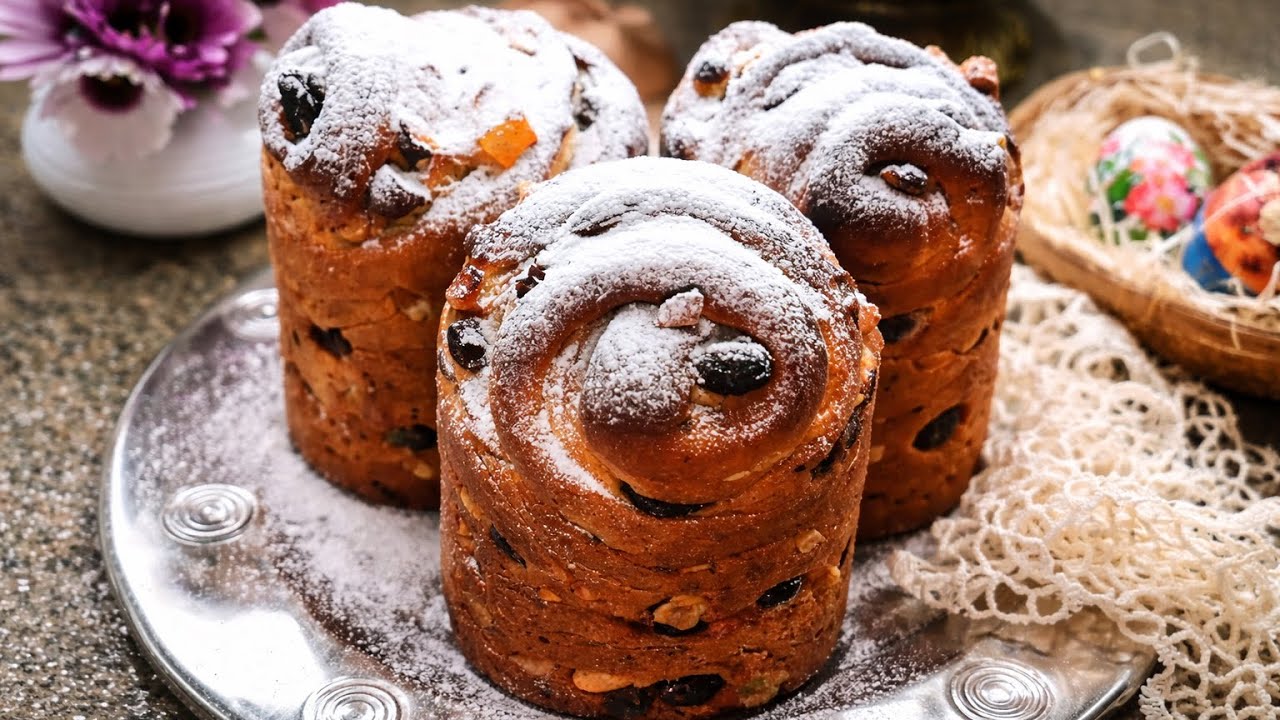 KULICH CRUFFIN – PAN DE PASCUA RUSO MODERNO | SEMANA SANTA