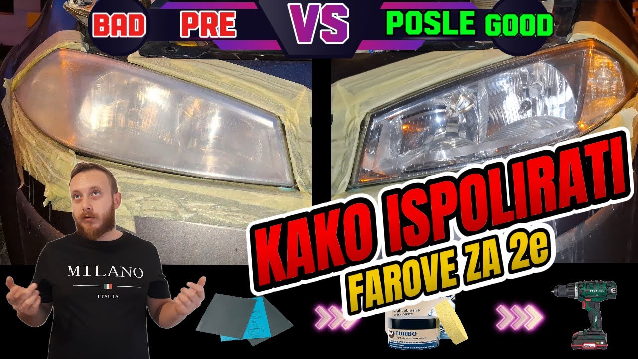 KAKO ISPOLIRATI FAROVE ZA MANJE OD 2e *savršeno*