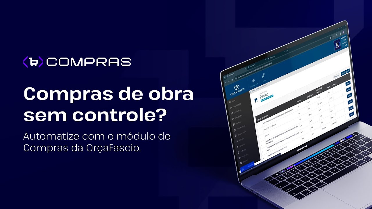 M&oacute;dulo Compras: gest&atilde;o automatizada para obras