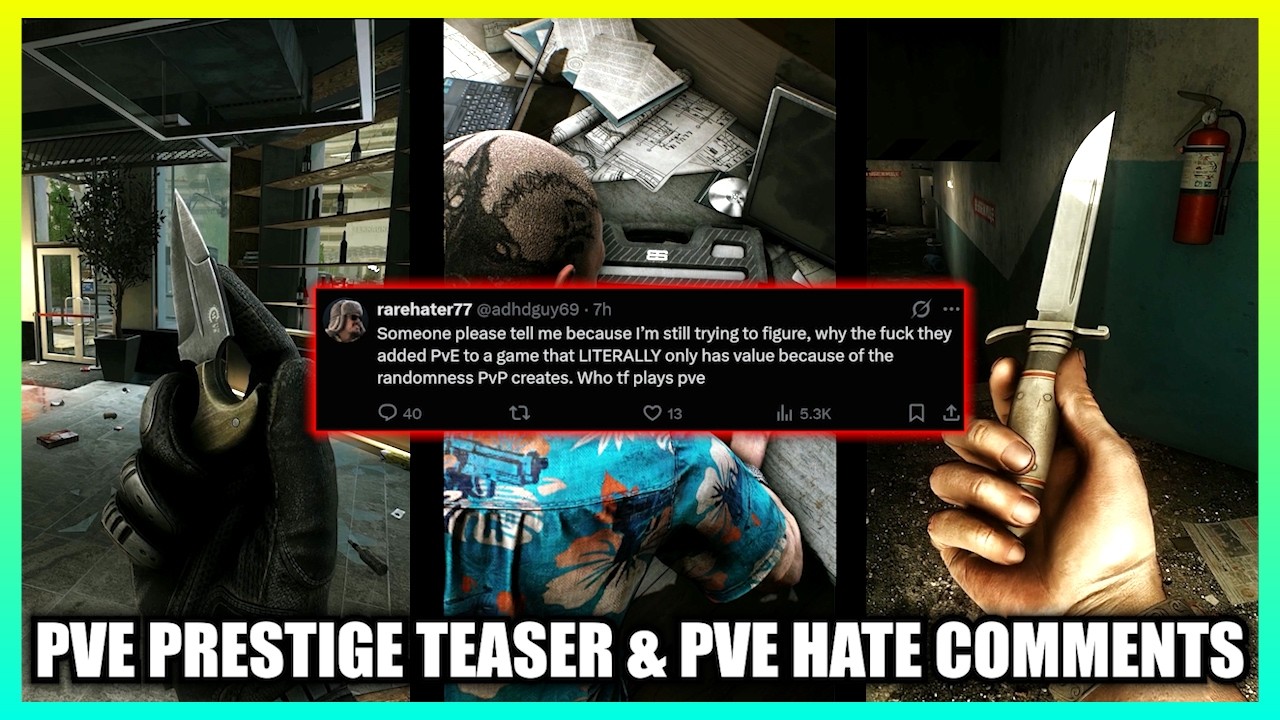 PVE Prestige Teaser, Important Notice for PVE Players Who Never Wiped, PVE Hate comment talk