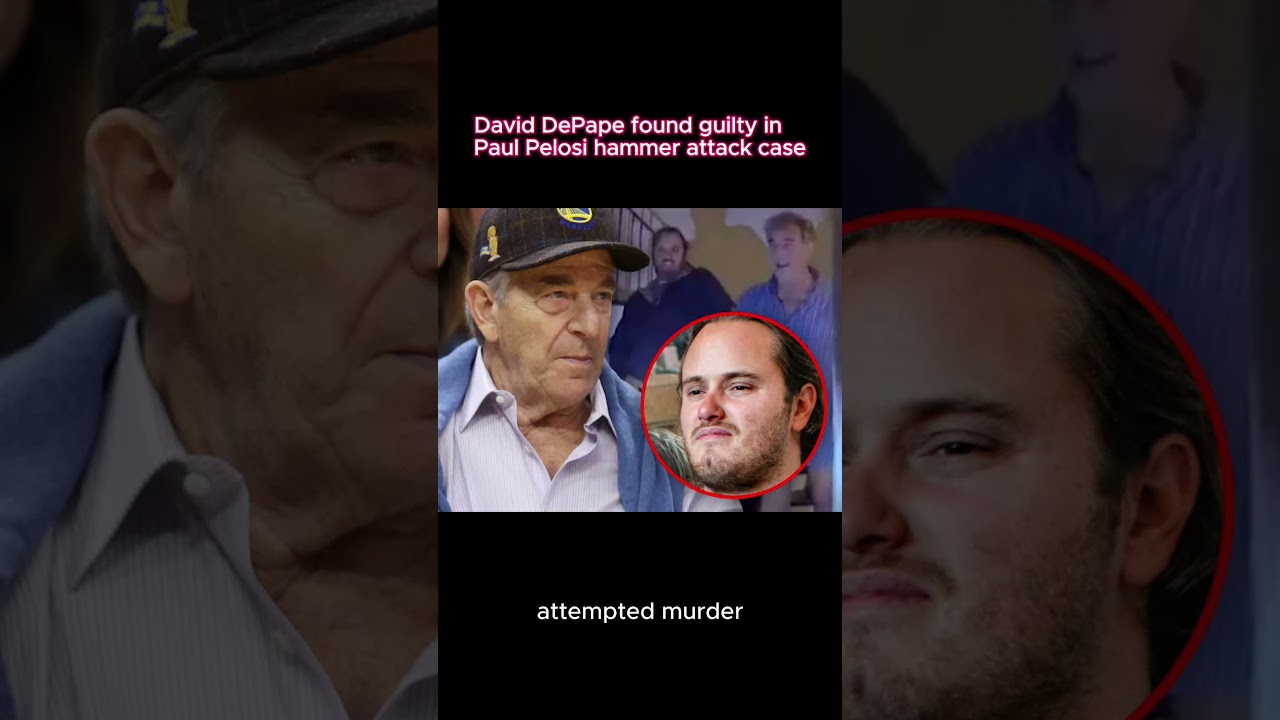 David DePape found guilty in Paul Pelosi hammer attack case #daviddepape #guiltyonallcharges