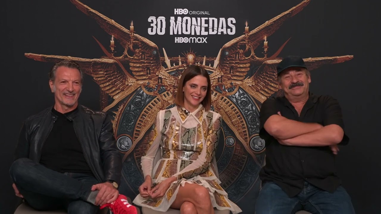Entrevista  Reparto 30 Monedas (Eduard Fernández, Macarena Gómez, Cosimo Fusco)