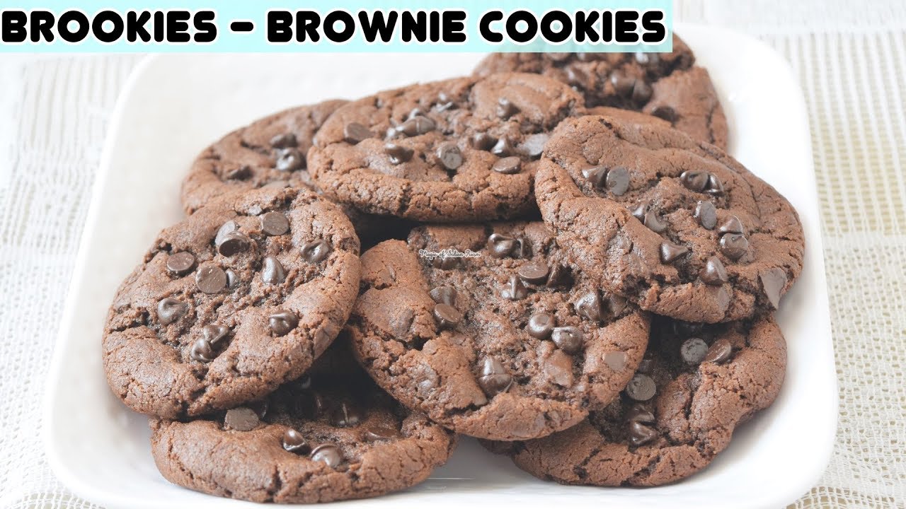 Eggless Brookies - Brownie Cookies Recipe - बिना अंडे की ब्राउनी वाली कूकीज | Magic of Indian Rasoi