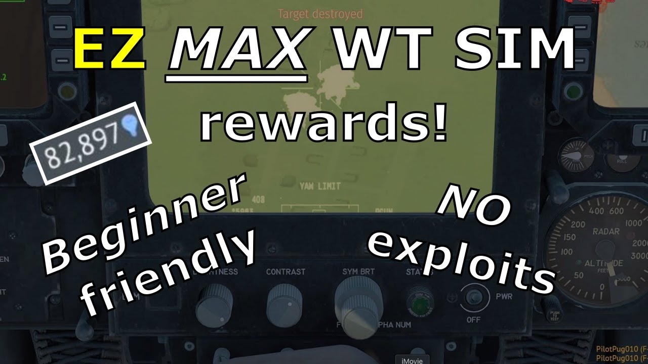 Как получить МАКСИМАЛЬНЫЕ награды в КАЖДОМ матче в режиме War Thunder Simulator