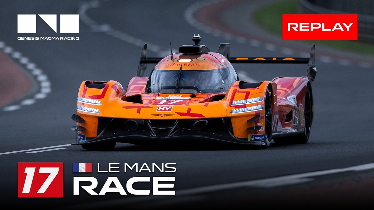 24 Hours of Le Mans Race REPLAY Hours 8-16 | Genesis Magma Racing Onboard #17