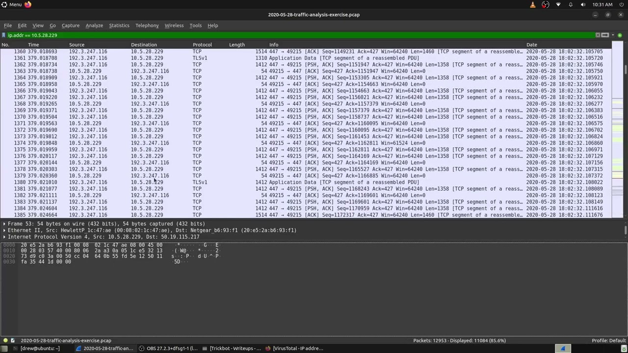 Trickbot Malware Traffic Analysis with Wireshark