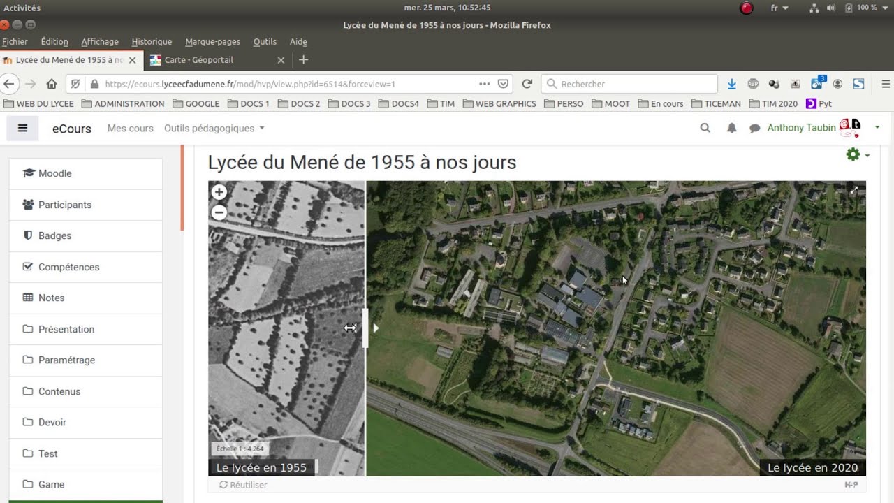 Tuto vidéo : Réaliser une juxtaposition de carte avec Image Juxtaposition de H5P dans Moodle
