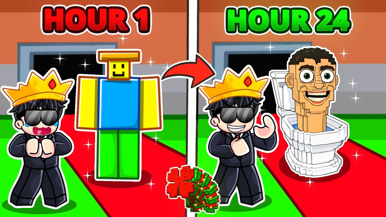 I Spent 24 Hours with 15x Luck in Steal a Brainrot Roblox