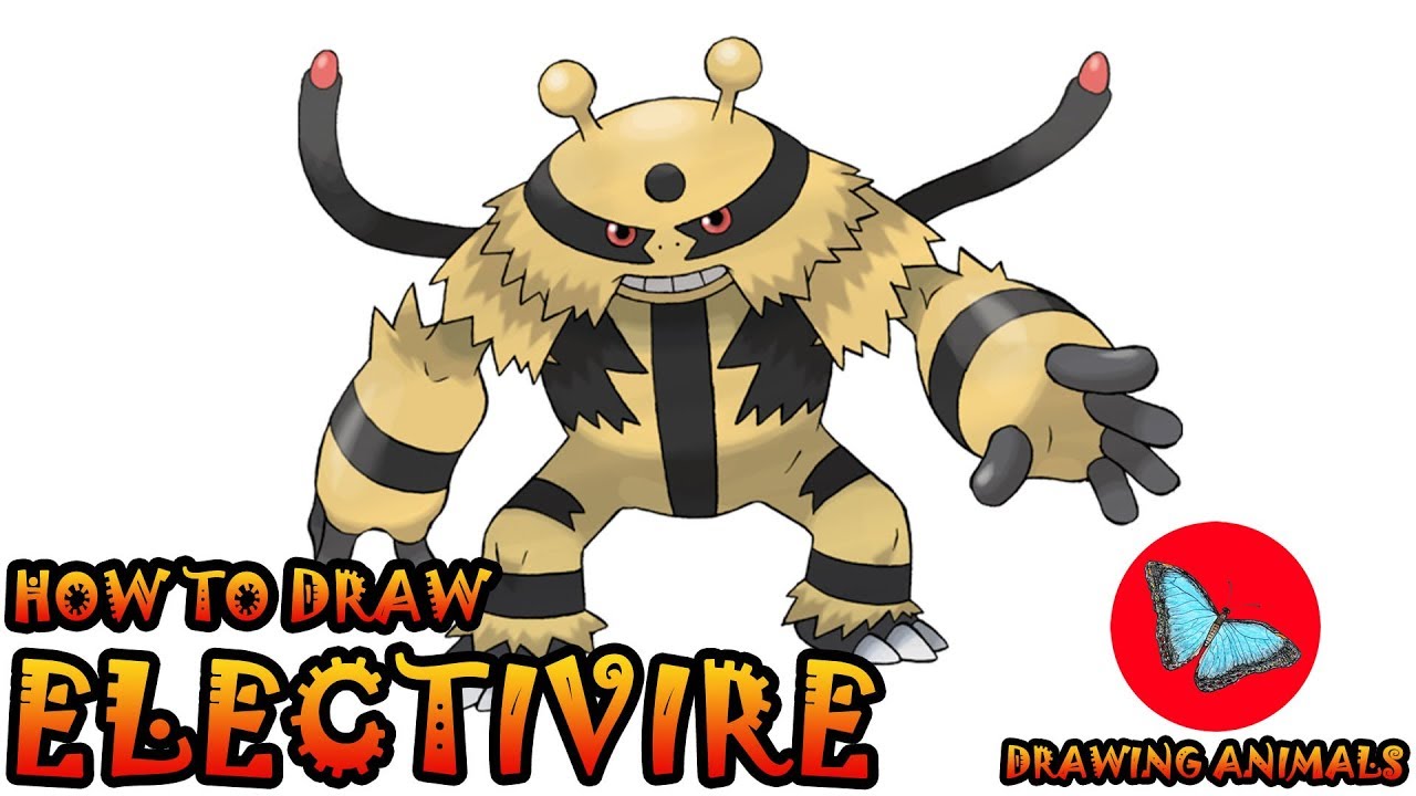 How To Draw Electivire Pokemon | Drawing Animals