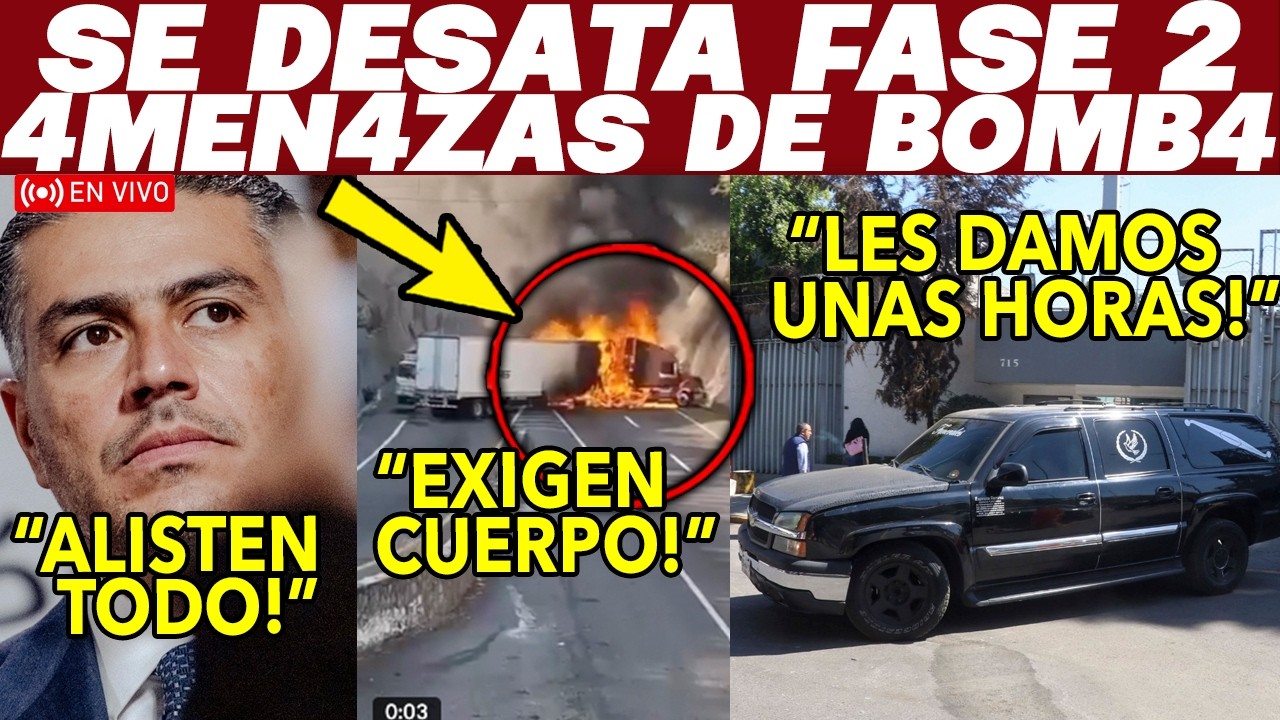 PANICO TOTAL! 4 LETRAS EXIGEN CUERPO DEL M3NCHO, AM3N4ZA CON BOOM EN EDIFICIOS! SE SUELTA FASE 2
