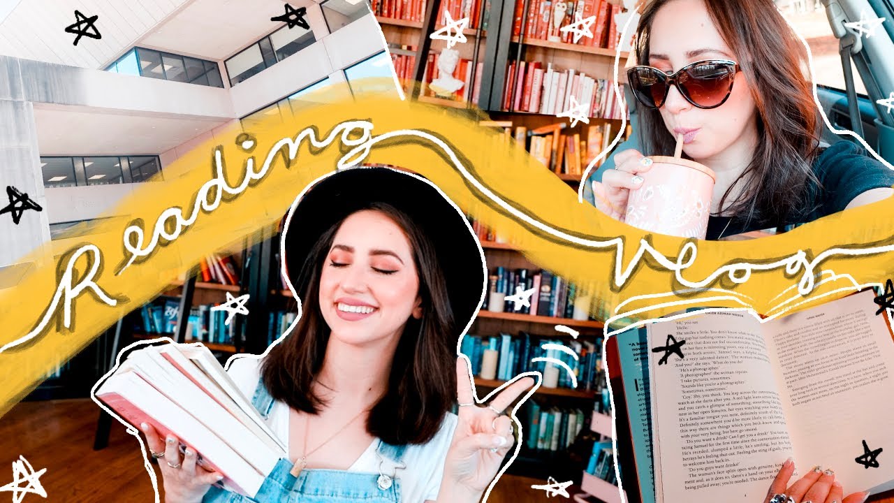 Opening Book Mail, Exploring a Library, and Reading 4 Books! | A Cozy lil Reading Vlog 🥰📚☕️
