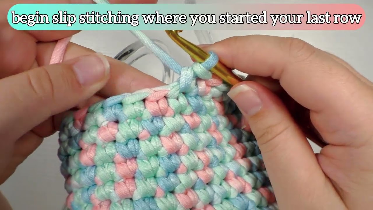 T-shirt Yarn Bag - Part 2 - D Handles