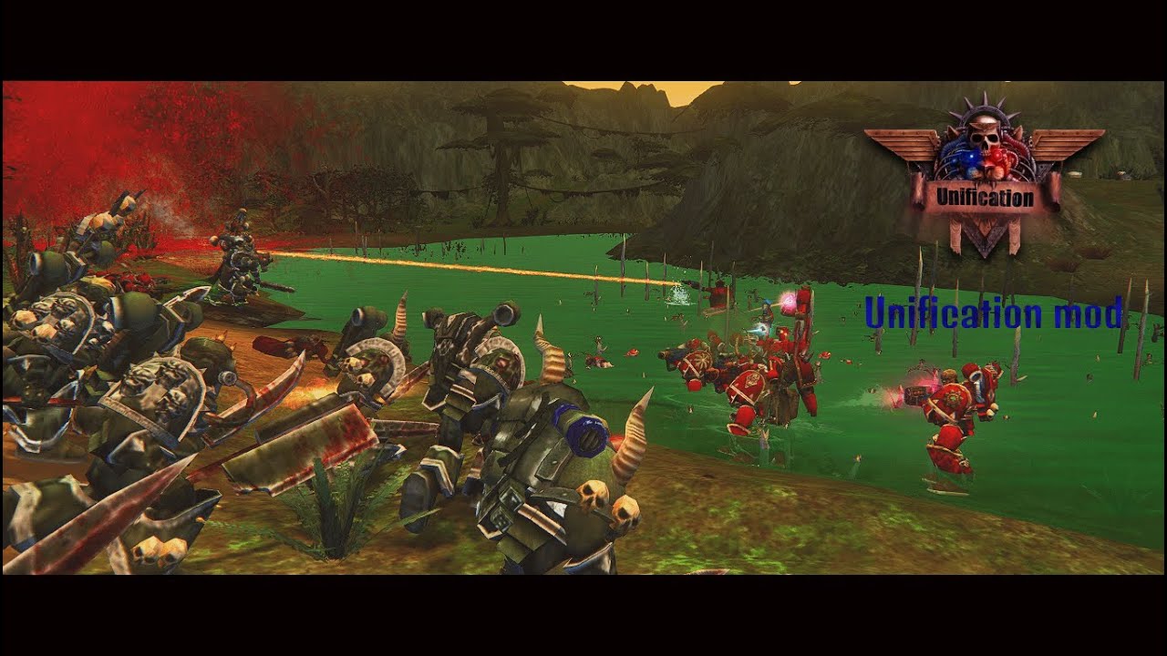 Dawn of War Unification mod #1 - Death Guard vs World Eaters