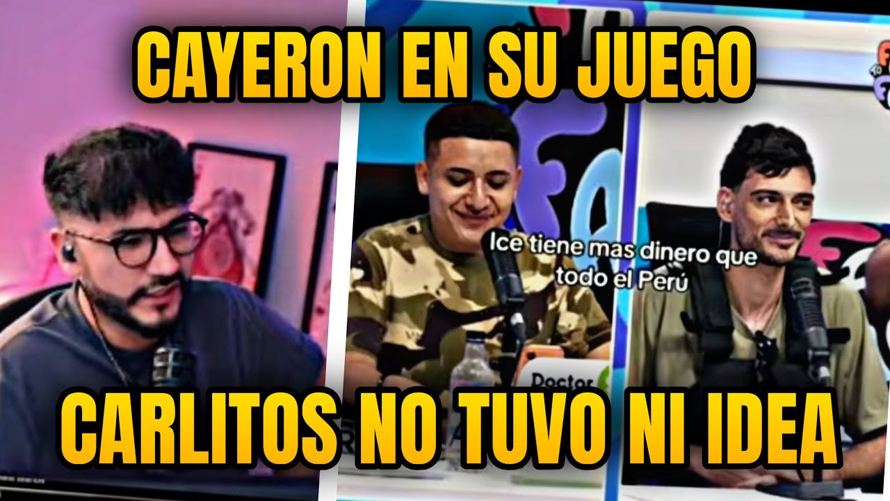 ZEIN COMENTA QUE DEBIÓ EL ENTREVISTARLO Y QUE CARLITOS NO TENIA NI IDEA SOBRE EL