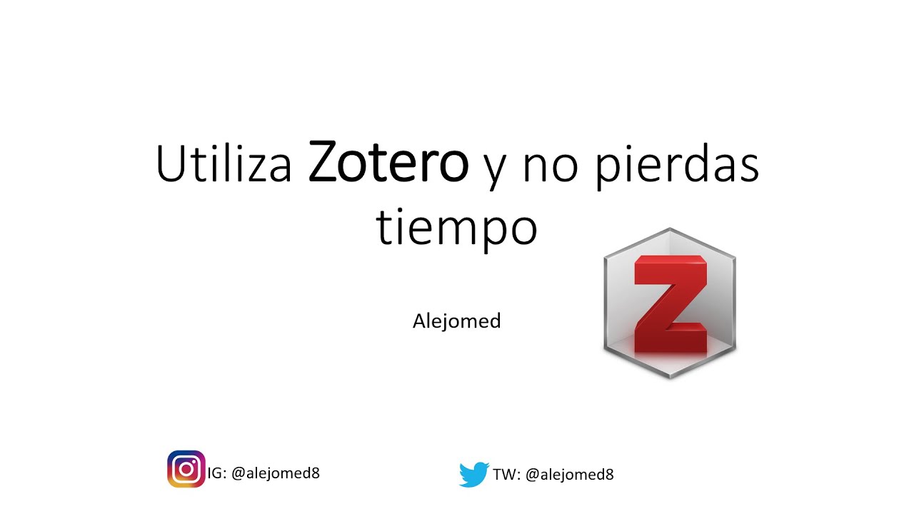 Como instalar y usar zotero para Citas y Bibliografias No pierdas tiempo( para Word y Google Docs)