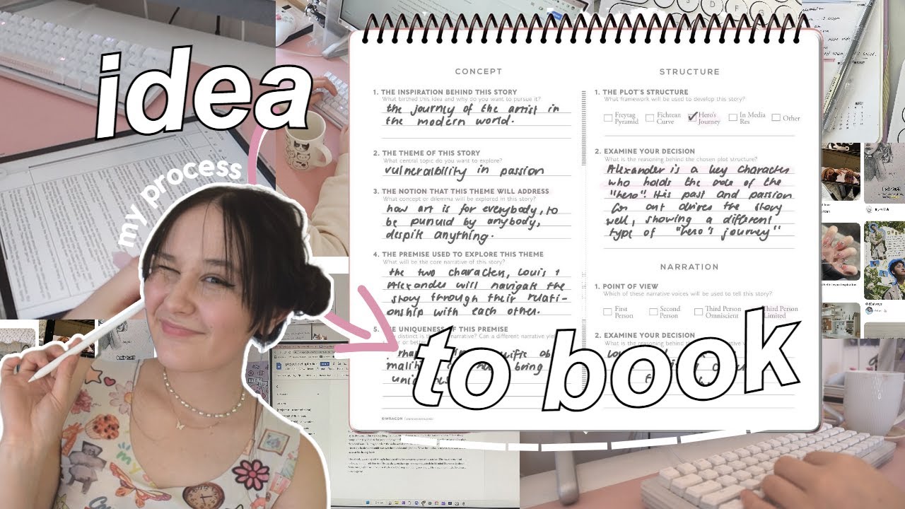 how to turn your IDEA into A BOOK 💭📖 novel planning 101 (tips + process)