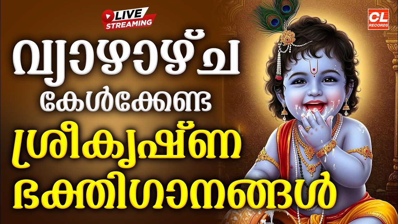 വ്യാഴാഴ്ച കേൾക്കേണ്ട ശ്രീകൃഷ്ണ ഭക്തിഗാനങ്ങൾ | Sree Krishna Songs Malayalam | Hindu Devotional Songs