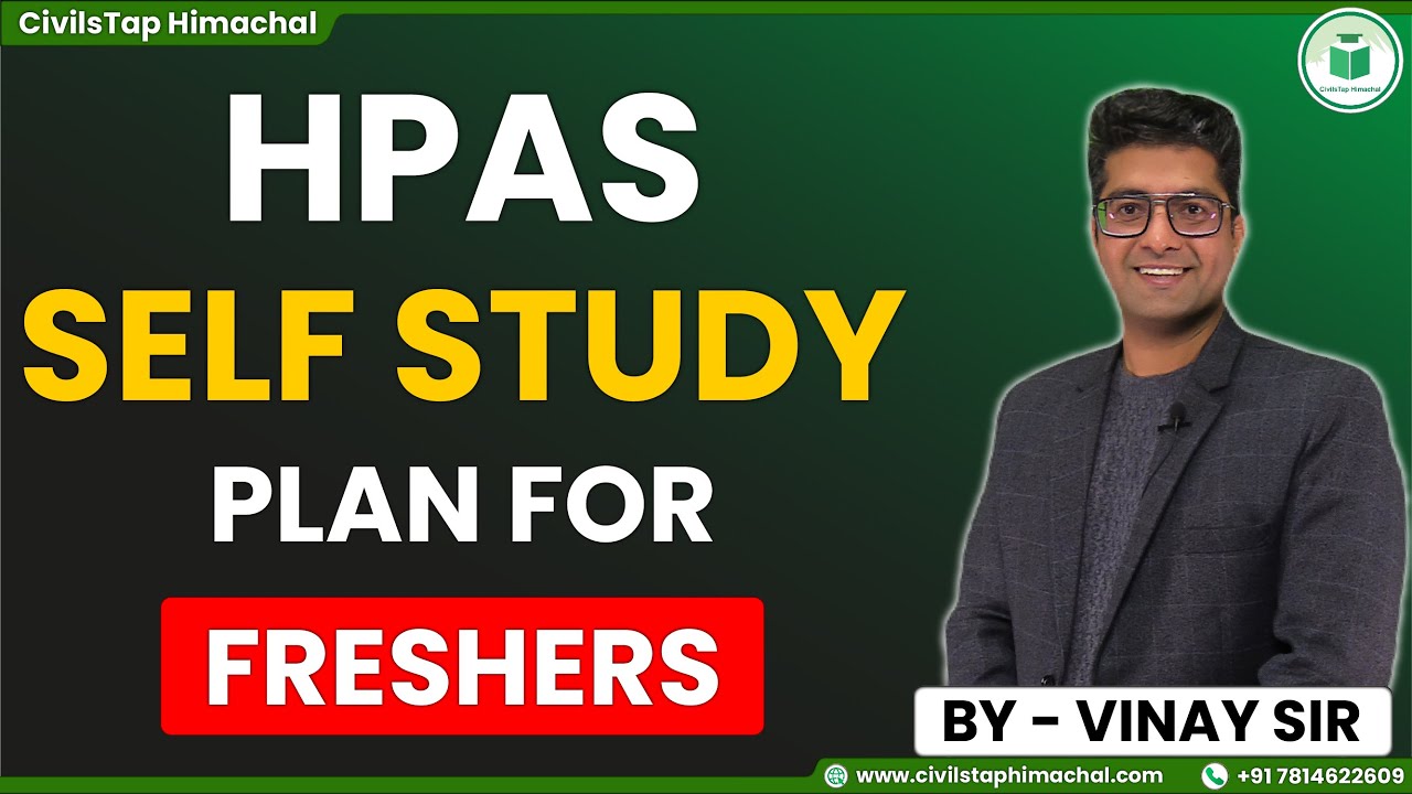 HPAS Self Study Plan for Freshers | CivilsTap Himachal | Himachal Pradesh Administrative Serivices