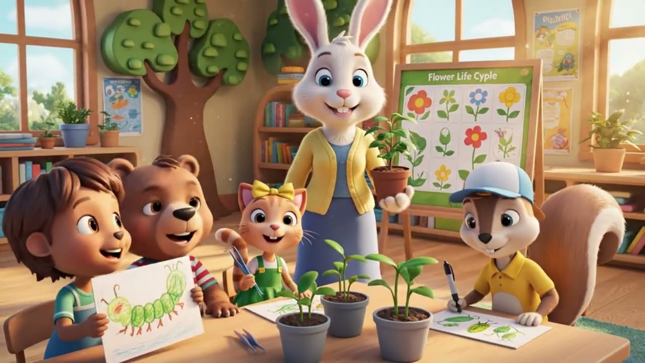 Part 12 – Teacher Bunny and Kids Explore “Harmful Insects”