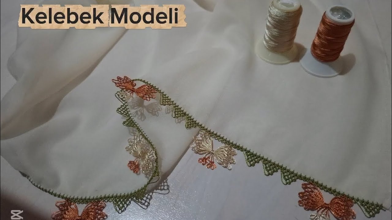 Kelebek İğne Oyası Modeli 🦋 - Sesli Anlatım Videolu 🔊 