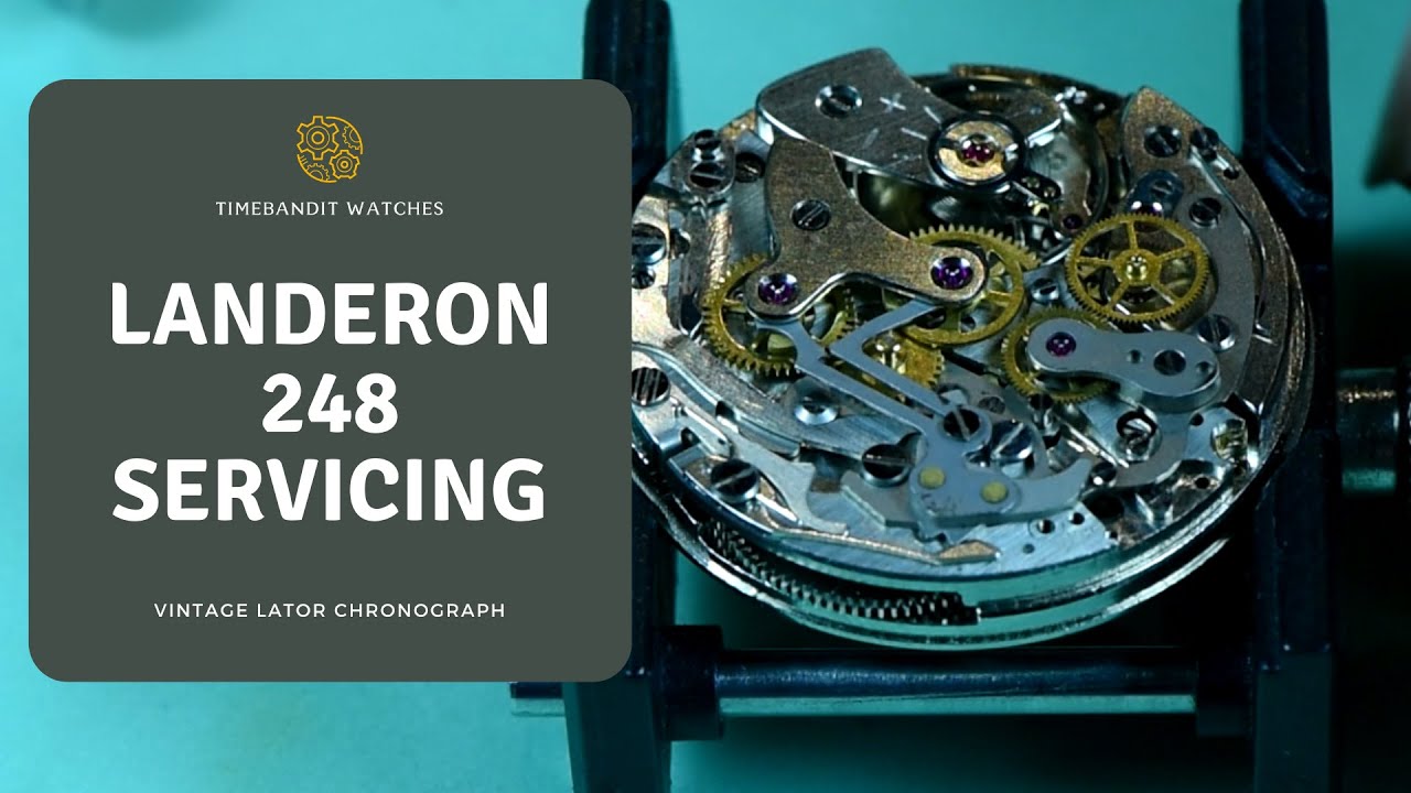 Vintage Lator Landeron 248 Chronograph Service