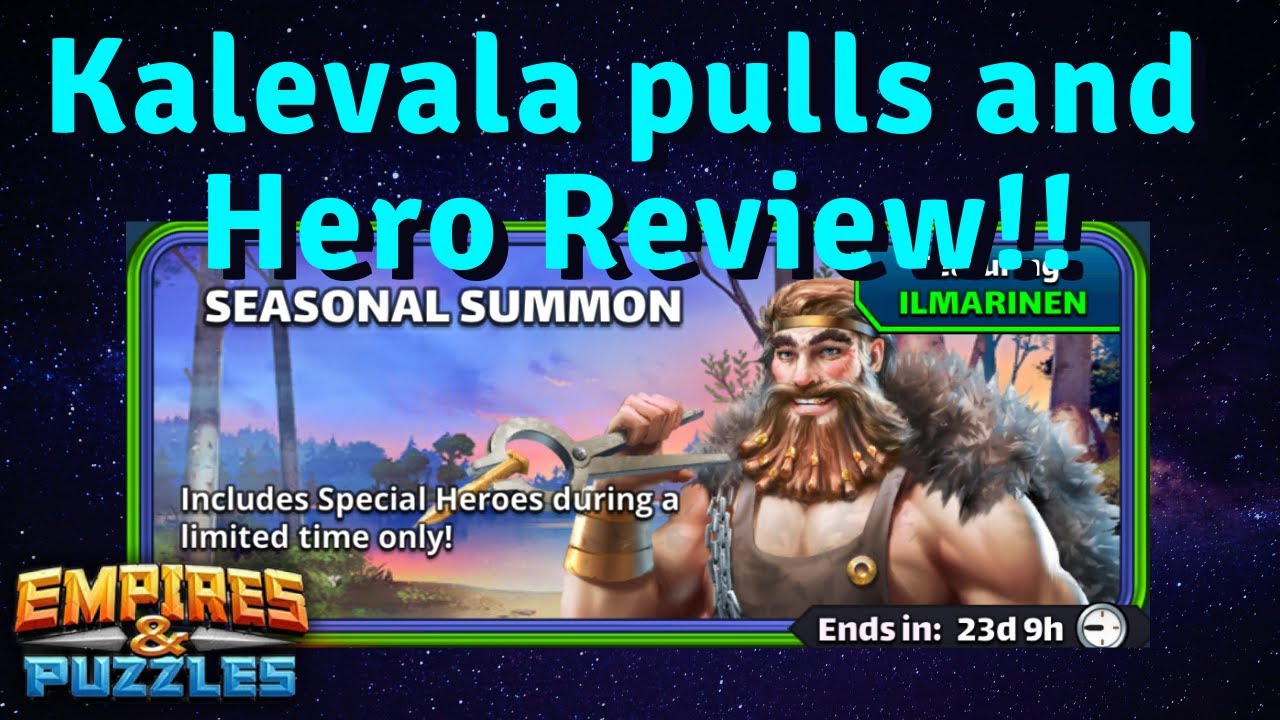 NEW Kalevala SUMMONS and HERO REVIEW!! | Empires and Puzzles