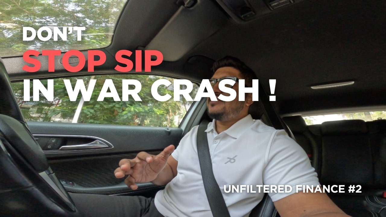 Should i stop SIP during WAR ? | SIP Investments while market crash 💥