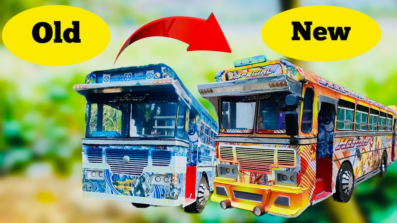 Leyland bus model Mod |  Full Sticker | Hiran Boy 