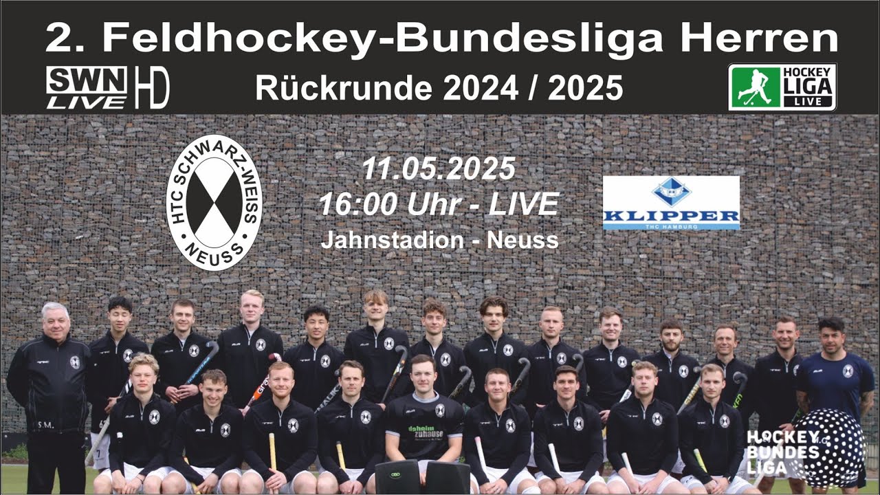 11.05.2025 - 2. Bundesliga Herren - SWN vs. Klipper - Livestream