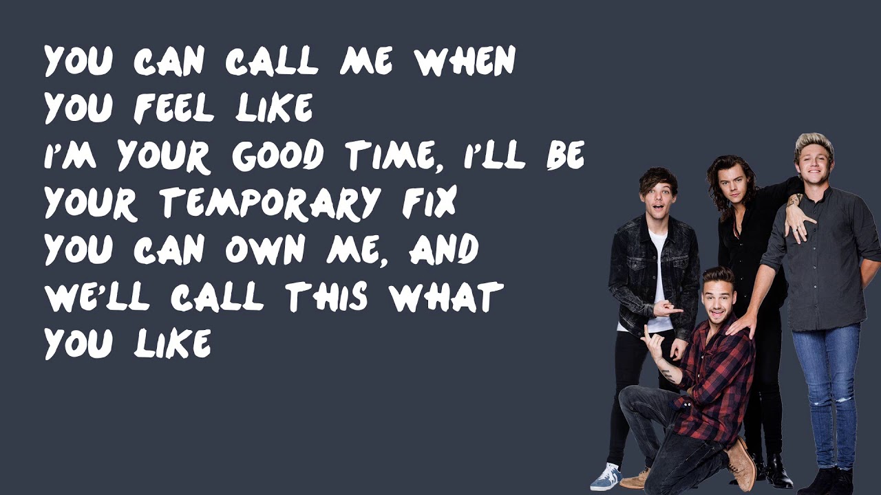 Temporary Fix - One Direction (Lyrics)