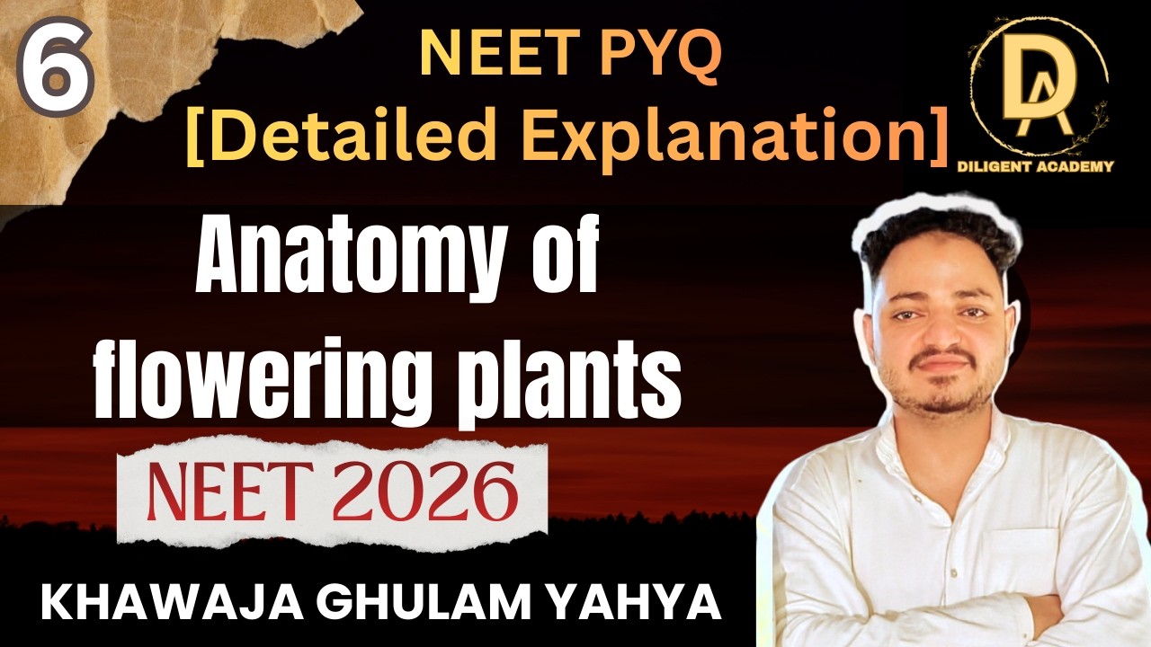 ANATOMY OF FLOWERING PLANTS || Complete Chapter-Wise Previous Year Questions ||  DETAILED ANSWER