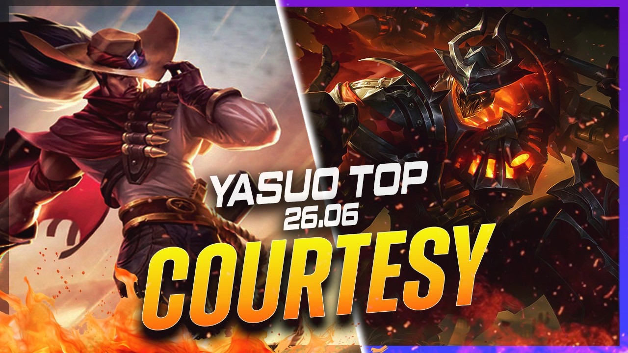 Courtesy - Yasuo vs Mordekaiser TOP Patch 26.6 - Grandmaster Yasuo Gameplay