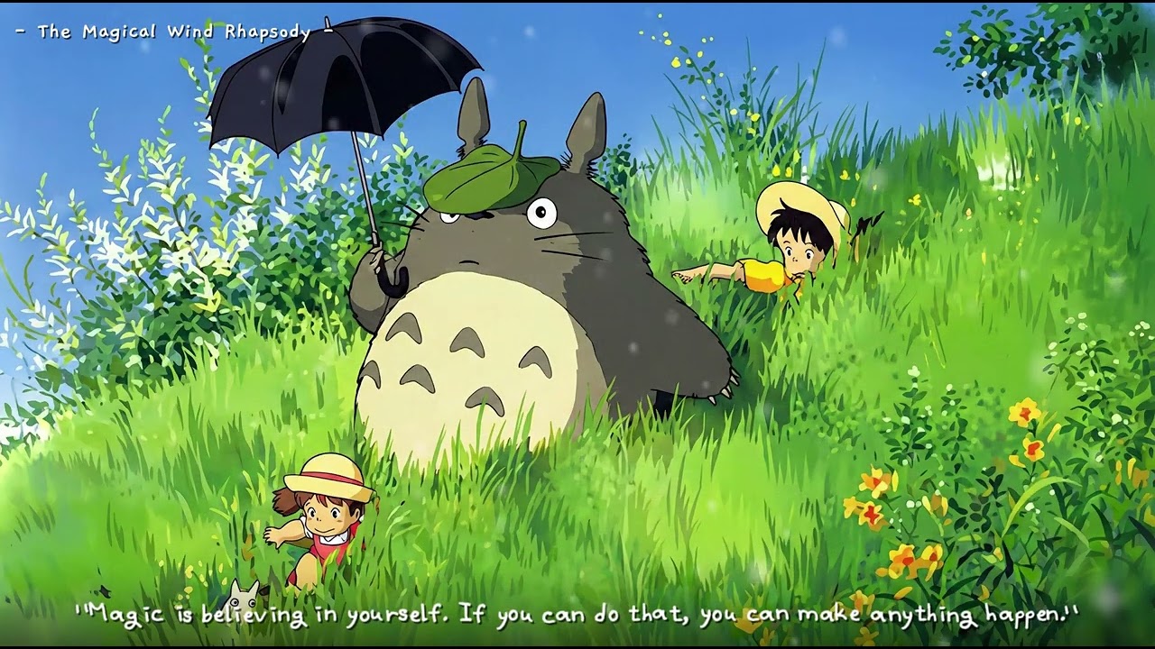 [Ep.6] Totoro’s Magical Wind 🌪️ Mysterious Ghibli Piano & Orchestral for Study & Sleep